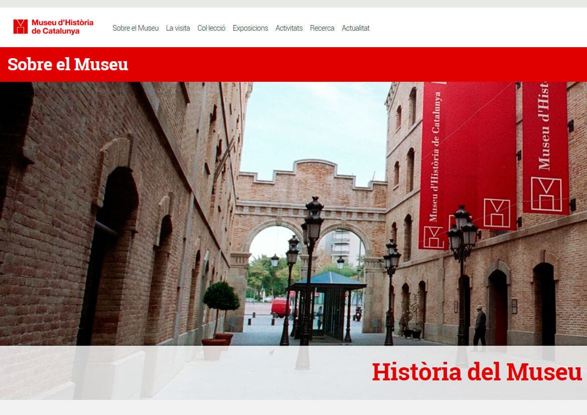 Nueva web del Museu d'Història de Catalunya